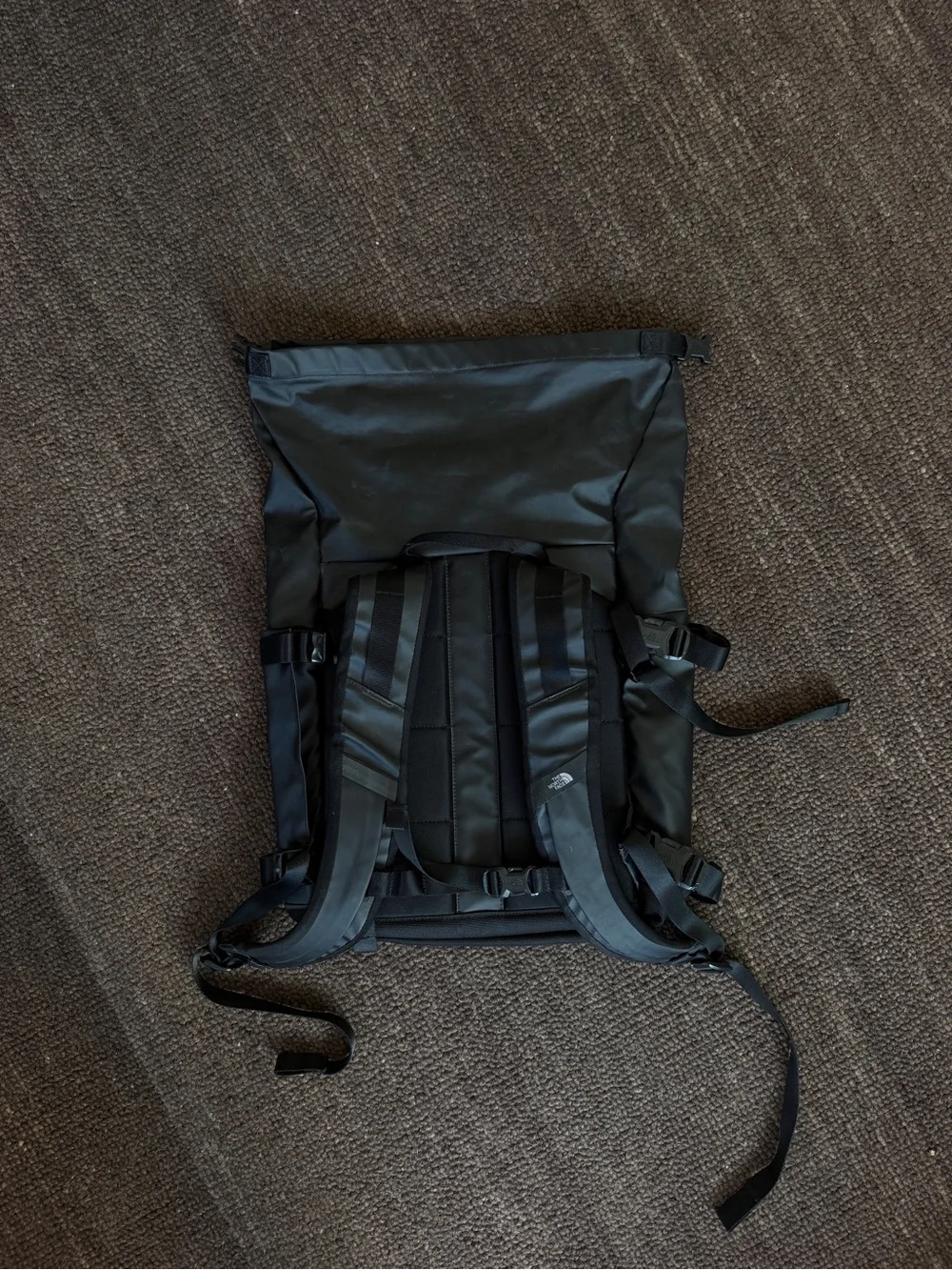 The North Face Black Commuter Pack Roll Top